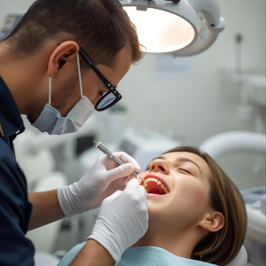 Çayırova endodonti hizmetleri veren Adnan Coşkun Çayırova Diş Polikliniği ile kanal tedavisi hizmetleri esnasında çekilmiş bir fotoğraf